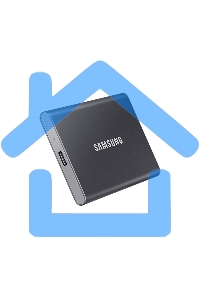 Внешний SSD Samsung T7, 2TB, USB 3.2 Gen 2 Type-C, R/W 1050/1000, титан
