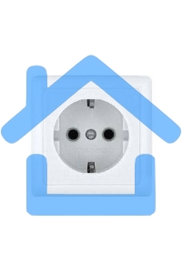 Розетка 1-м ОП Хит 16А с заземл. белый SchE RA16-133-B