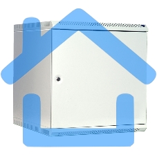 Шкаф телекоммуникационный настенный разборный 12U (600х350) дверь металл, ШРН-Э-12.350.1