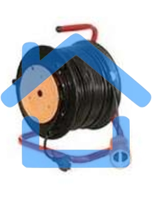 Удлинитель на катушке 1х40м без заземл. 10А IP20 1.3кВт с выносн. розеткой Союз 481S-2104