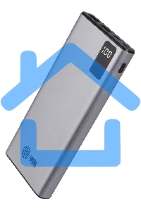 Портативный аккумулятор Cactus CS-PBFSLT-10000 10000mAh 3A 2xUSB серый