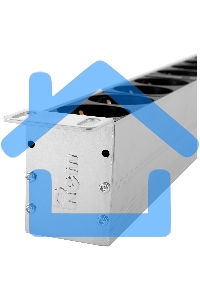 Блок силовых розеток Rem Rem-32, Shuko х 16, IEC 60320 С19 х 8, вход колодка, 1463х45х45 мм (ВхШхГ), 32А, автомат + амперметр, черный, без шнура