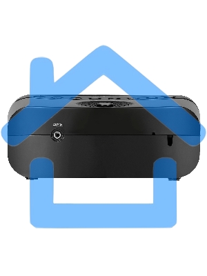 Радиобудильник Hyundai H-RCL221 черный LCD подсв:белый часы:цифровые FM