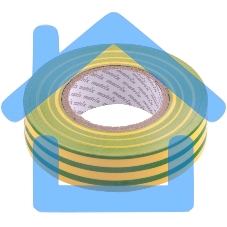 Изолента ПВХ Matrix, 19 мм х 20 м, желто-зеленая, 150 мкм