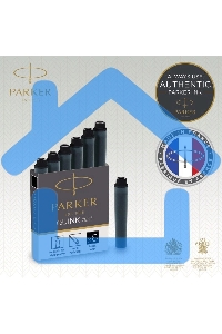 Картридж Parker Quink Z17 Mini (CW1950407) черные чернила, для ручек перьевых (6шт)
