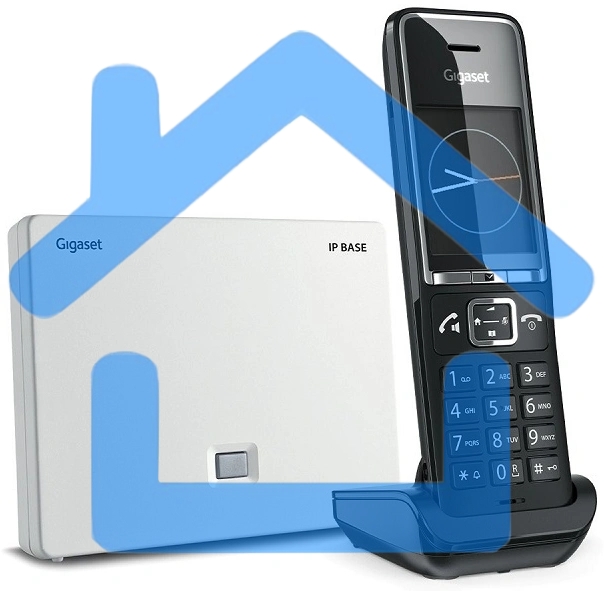 Телефон IP Gigaset Comfort 550A IP BASE Rus черный (S30852-H3037-R104)