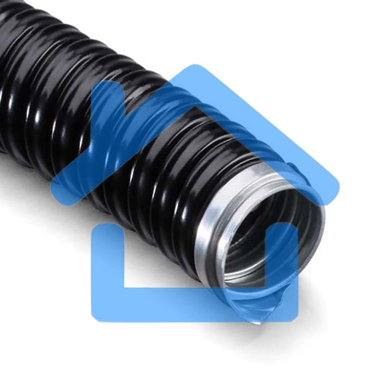 Металлорукав Rexant в ПВХ изоляции МРПИнг-15 (бухта 50 м/уп.) черный