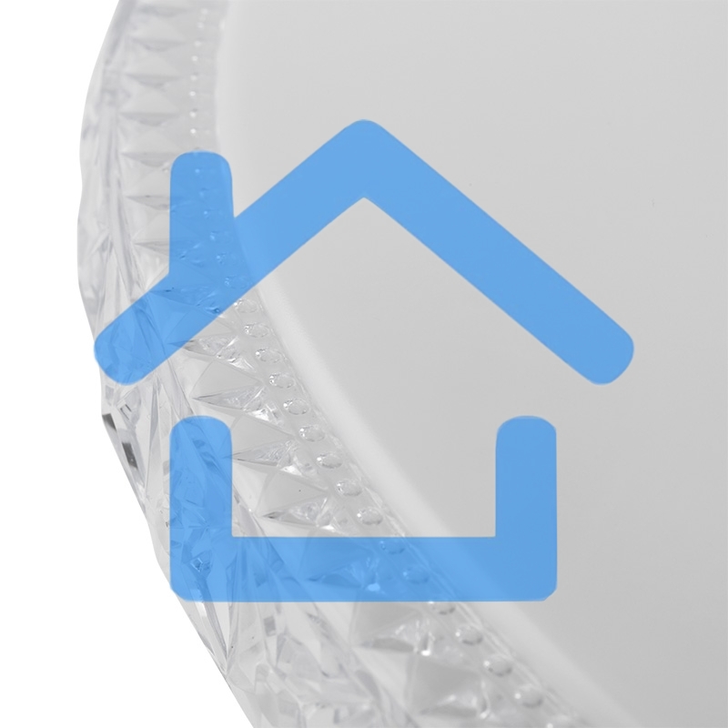 Светильник настенно-потолочный Rexant Aqua LED 36 Вт 2700-6500 К управления с пульта и выключателя, диммирование, встроенный ночник L