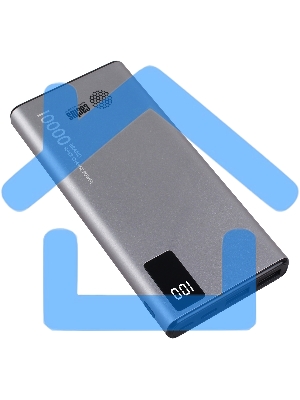 Портативный аккумулятор Cactus CS-PBFSLT-10000 10000mAh 3A 2xUSB серый