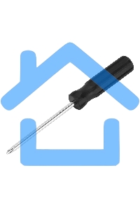 Отвертка PH2х100 мм, углеродистая сталь, черная пластиковая рукоятка Sparta