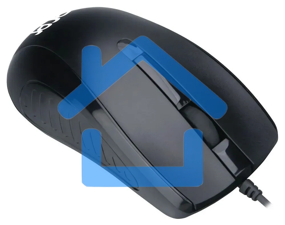 Мышь проводная Acer OMW136 черный, 1200 dpi, USB, кнопки - 3