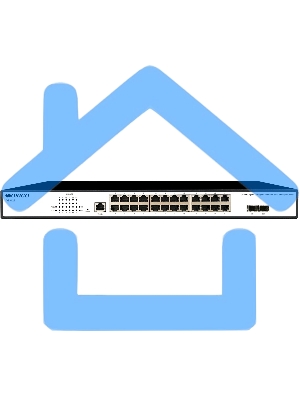 Коммутатор Origo OS3126 OS3126/A1A (L2) 24x1Gbит/с 2SFP управляемый