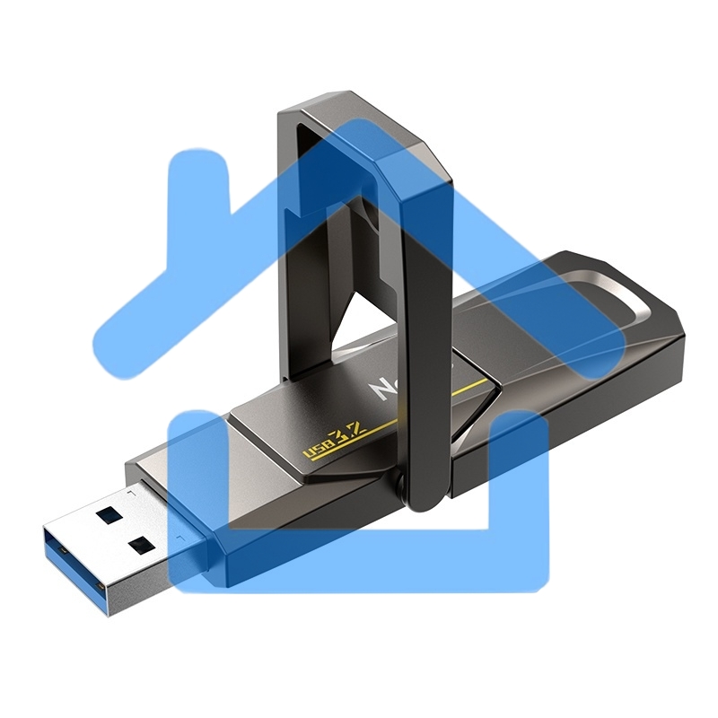 Флешка USB Netac US5 NT03US5C-512G-32TA 512 Gb USB 3.2+TypeC Solid State Flash, up to 550MB/500Mb/s