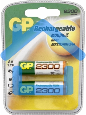 Аккумулятор GP 230AAHC AA NiMH 2250mAh (2шт)