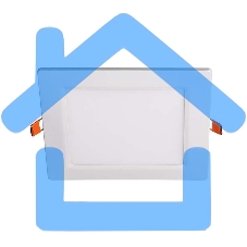 Светильник светодиодный ультратонкий встраив. PPL-S 9Вт 6500К IP40 WH 145мм квадрат Jazzway 5008281A