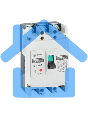 Выключатель автоматический 3п ВА-99М 100/80А 20кА Basic EKF mccb99-100-80m