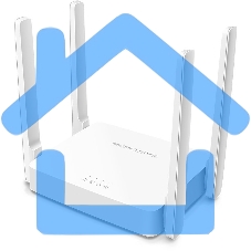 Роутер беспроводной Mercusys AC10 AC1200 10/100BASE-TX белый