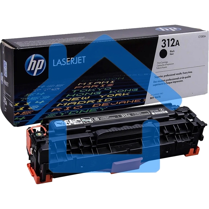 Тонер Картридж HP 312A CF380A черный для HP CLJ Pro M476 (2400стр.)