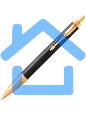 Ручка шариковая Parker IM Premium K323 (CW1931667) Black GT M, синие чернила, подарочная коробка