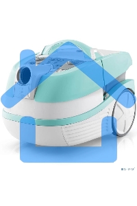 Пылесос Bosch BWD420HYG голубой, 2000 Вт, уборка сухая/влажная, пылесборник контейнер 4 л