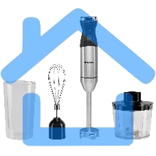 Блендер погружной Hyundai HYB-H3824 800Вт серебристый/черный