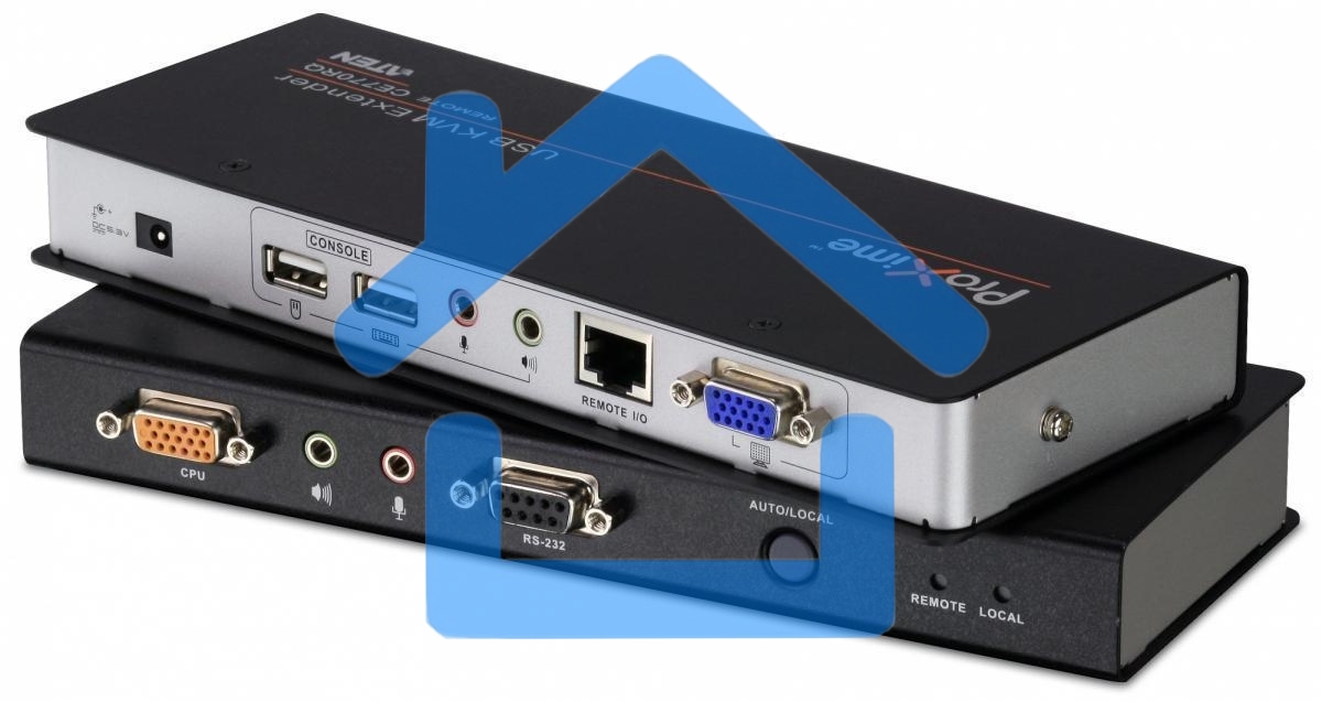Удлинитель консоли (клав./мышь USB+мон.+аудио+RS232) на 200м USB KVM EXTENDER W/1.8M W/230V ADP