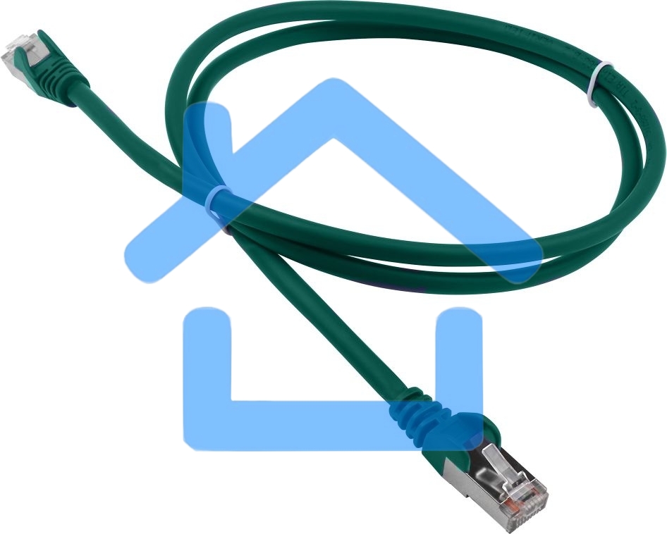 Патч-корд Lanmaster LAN-PC45/S5E-5.0-GN FTP вилка RJ-45-вилка RJ-45 кат.5е 5м зеленый LSZH (уп.:1шт)