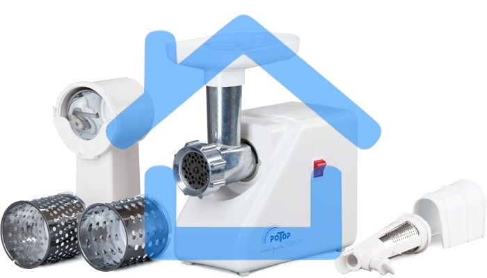 Мясорубка электрическая Ротор Макси ЭМШ 35/300-3 1500Вт белый