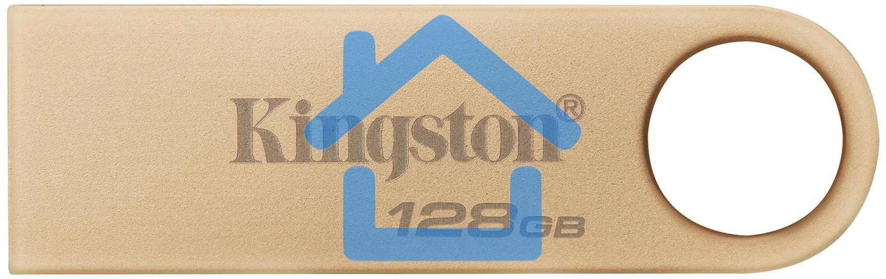 Флешка USB R/W Kingston 128Gb DataTraveler SE9 DTSE9G3/128Gb USB3.0 золотистый