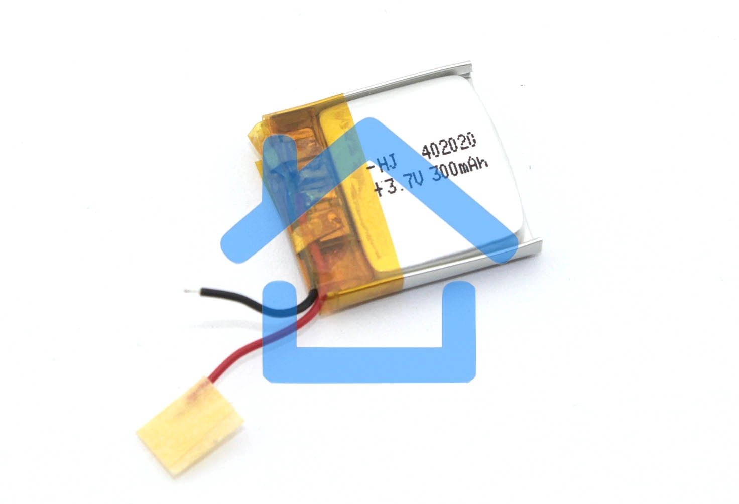 Аккумулятор Li-Pol (батарея) 4*20*20мм 2pin 3.7V/300mAh