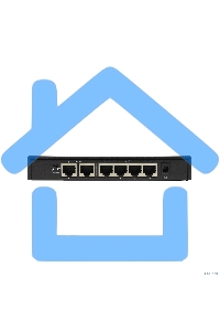 Неуправляемый PoE-коммутатор ORIGO OS1206P/60W/A1A 4x100Base-TX PoE+, 2x100Base-TX, PoE-бюджет 60 Вт, корпус металл