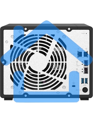 Сетевое хранилище без дисков SMB QNAP TS-932PX-4G 9-Bay NAS, 5 x 3.5