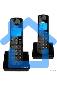 Радиотелефон ALCATEL S230 DUO RU черный