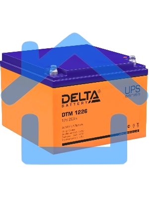 Батарея Delta DTM 1226 (12V, 26Ah)