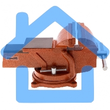 Тиски SPARTA 186275 слесарные 150мм поворотные с наковальней