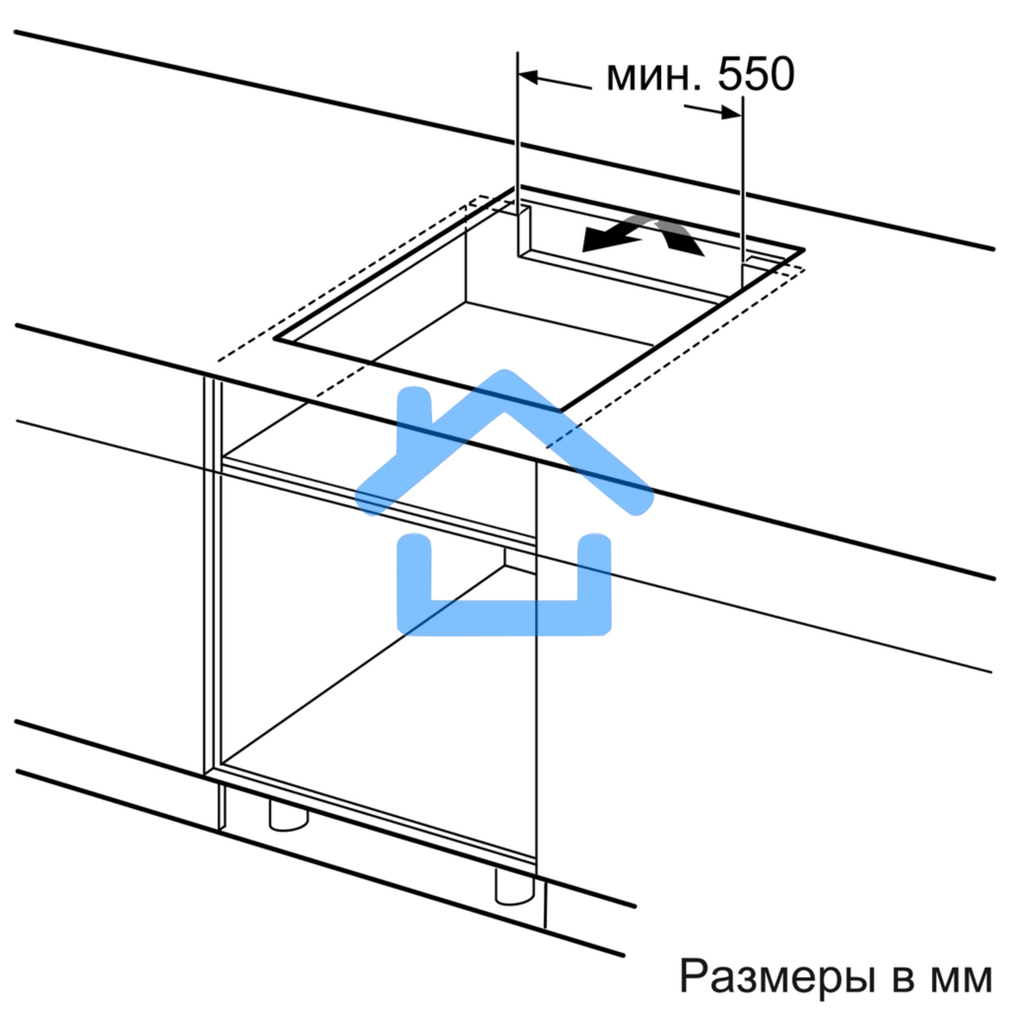 Индукционная варочная поверхность Bosch PIE631HB1E черный