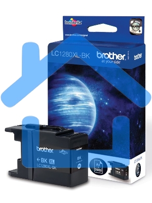 Картридж струйный Brother LC1280XLBK черный (2400 стр) для Brother MFC-J6510DW, MFC-J5910DW, MFC-J6710DW, MFC-J6910DW, MFC-J6710D