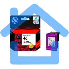 Картридж струйный HP 46 CZ638AE многоцветный для HP DJ Adv 2020hc/2520hc