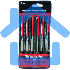 Набор надфилей Matrix алмазных 140х70х3 6шт master