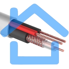 Кабель КВК-В-2+2x0,50 мм² (Cu/Cu) белый (бухта 200 м) PROconnect