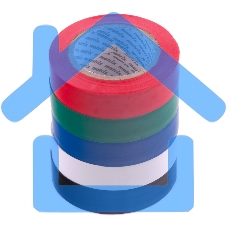 Набор изолент Matrix ПВХ цветных 15ммх10м, 5шт/уп, 150мкм