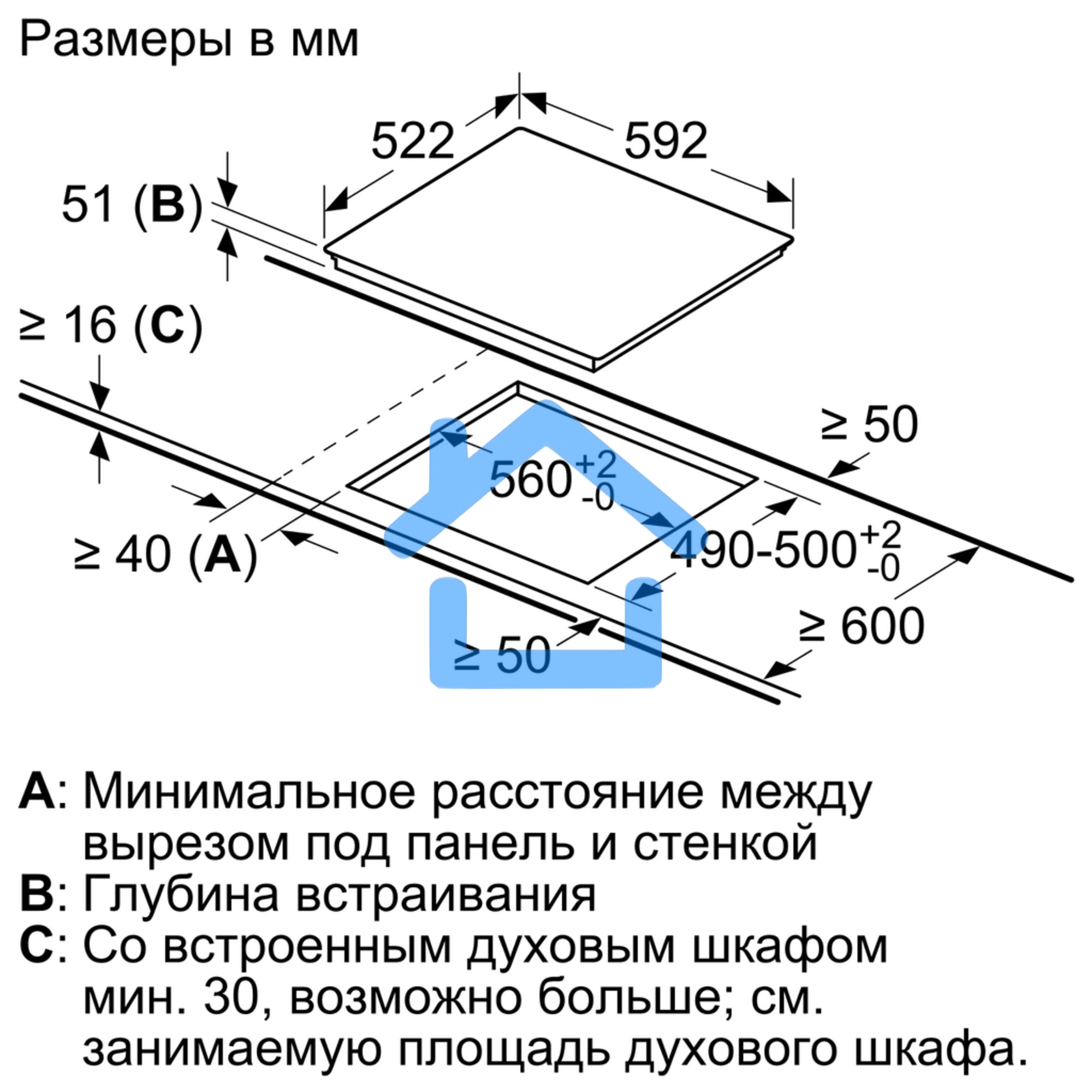Индукционная варочная поверхность Bosch PIE631HB1E черный