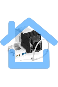 Модуль-вставка Keystone Jack RJ-45 ExeGate KJ-8P8C-U-C5e-180-TL (Кат.5e, неэкранированная, 180 градусов, IDC Toolless (без инструмента))