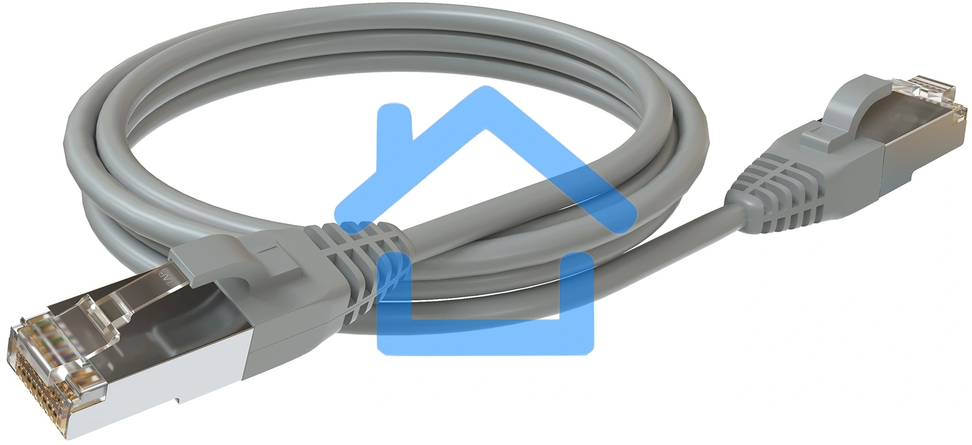 Патч-корд Sysmatrix PC 4545.5ES26.3LSZHGY F/UTP RJ-45 вил.-вилка RJ-45 кат.5E 3м серый LSZH