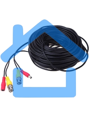 Кабель комбинированный BNC+DC-BNC+DC L=30m 