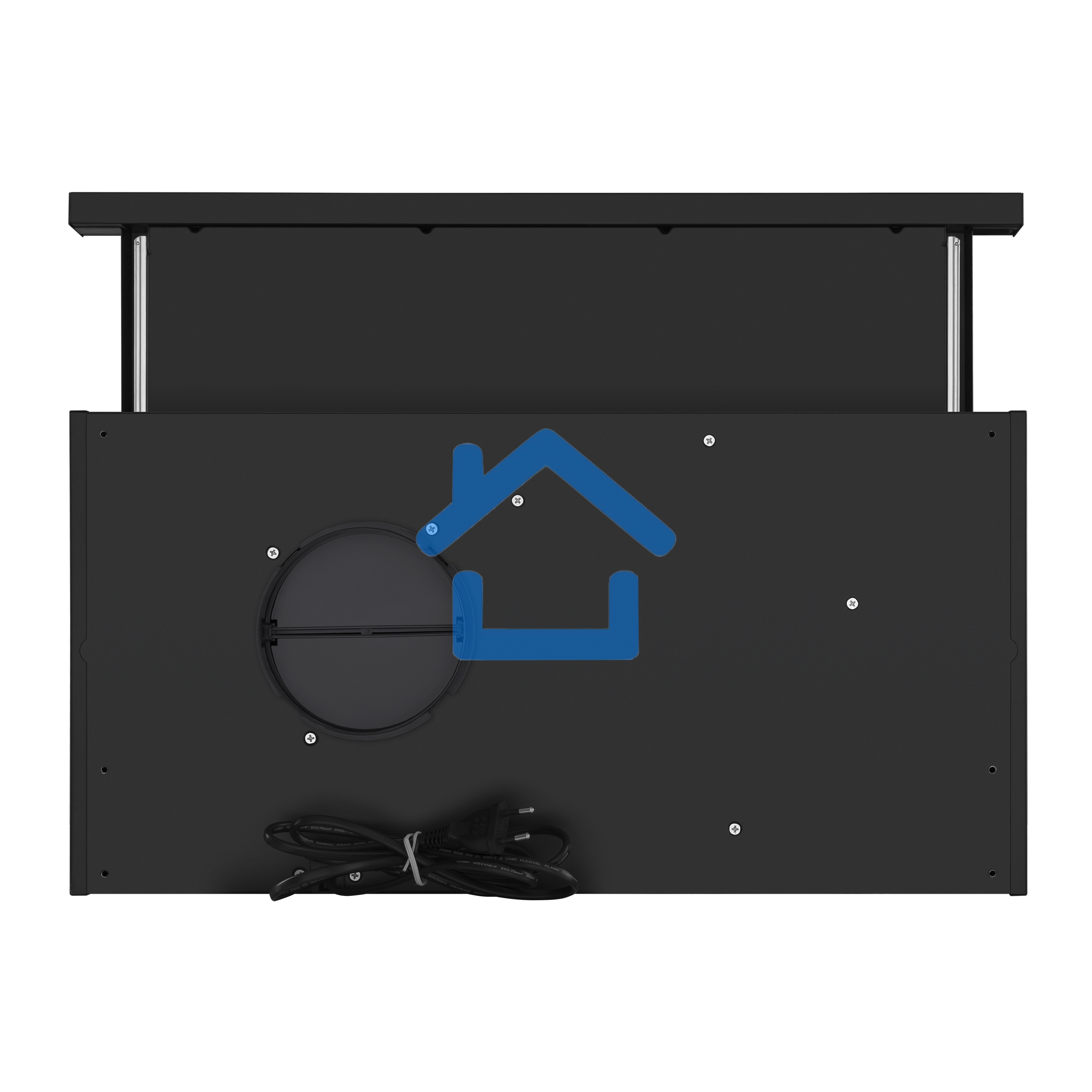 Вытяжка встраиваемая Maunfeld VS Light 50 черный, 50 см, 520 куб. м/ч, 56 дБ