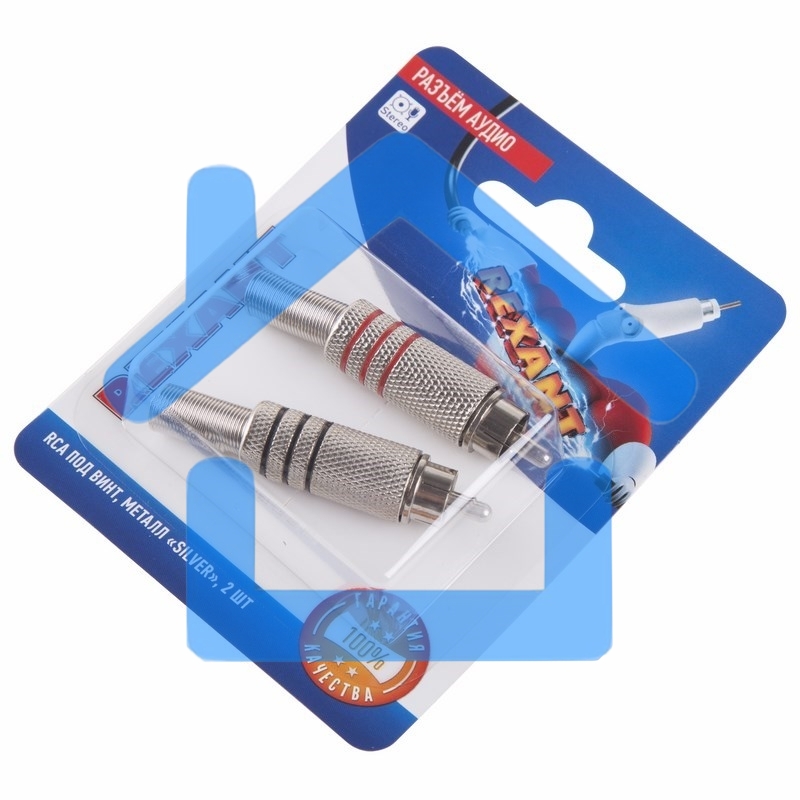 Разъем аудио, RCA под винт, металл 