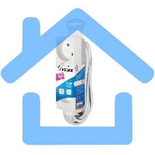 Удлинитель Космос 3х3м без заземл. 16А IP20 ПВС 2х1