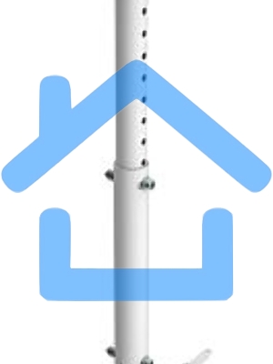 Кронштейн Wize WPB-W белый Потолочные, Макс. крепежное расстояние 260х260, макс. вес нагрузки 12 кг, Наклон,поворот °+/-15, расстояние от стены/ потолка 43-64 см