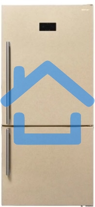 Холодильник Sharp SJ653GHXJ52R бежевый двухкамерный 400/164 л морозилка снизу, No Frost